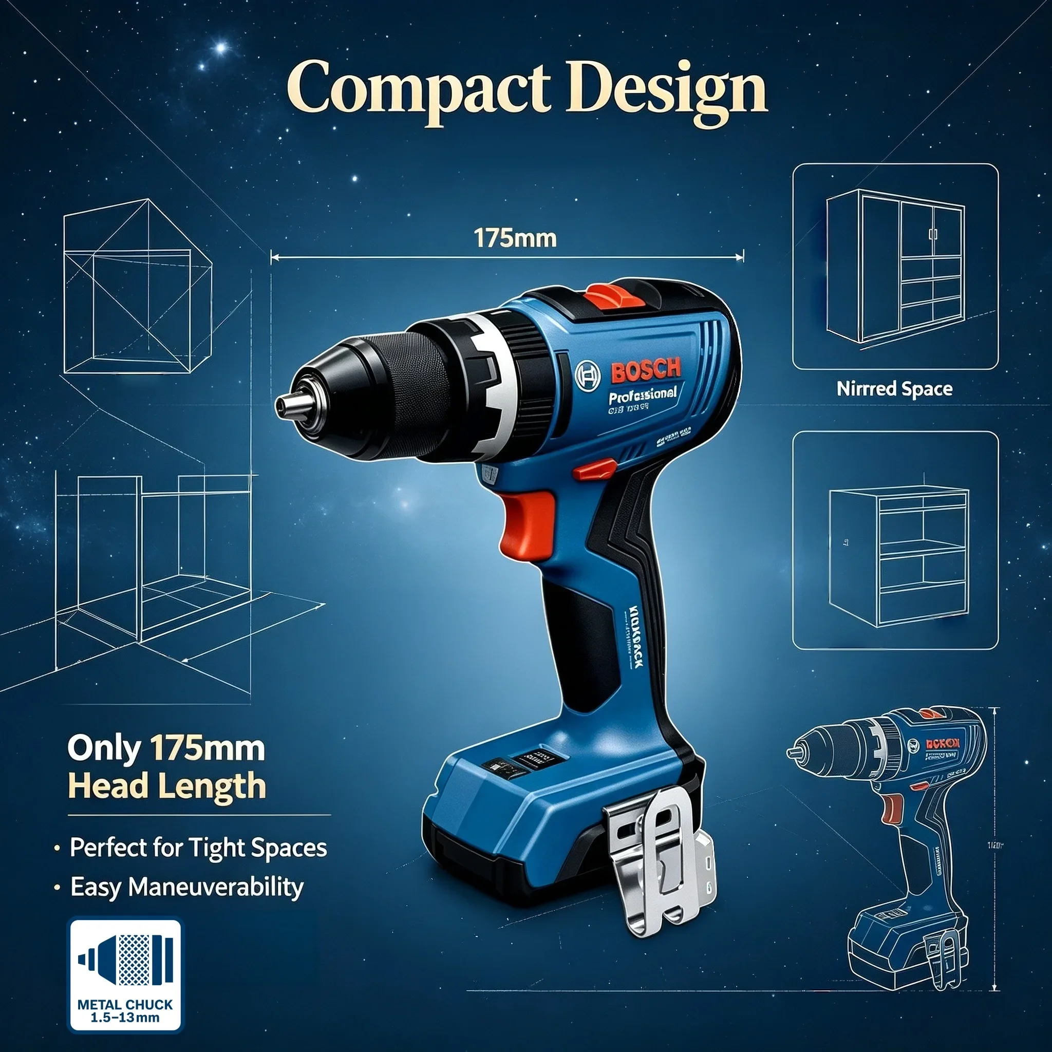Bosch Drill Gsb 18V - BOSCH GSB 18V-65 สว่านไร้สายแบบไม่มีแปรงถ่าน / ไขควงไฟฟ้า